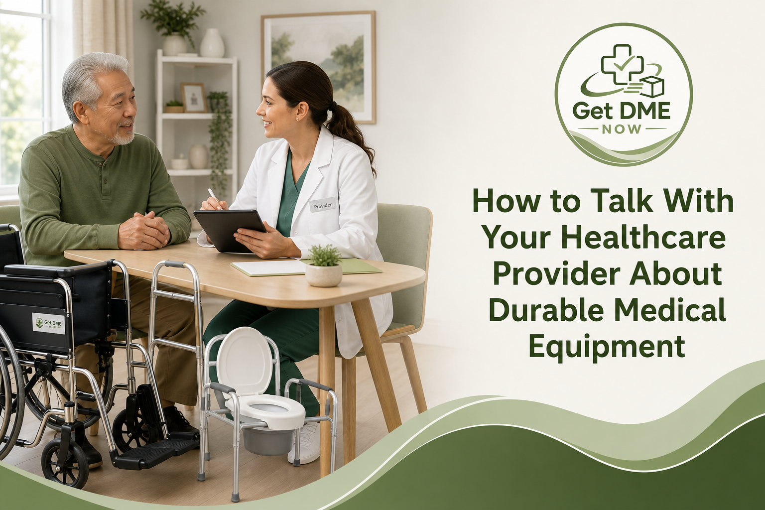How to Talk With Your Healthcare Provider About Durable Medical Equipment